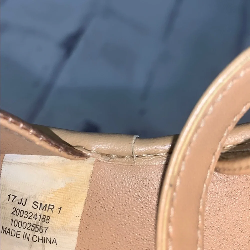 Janie and Jack Metallic Sandals Rose Gold Buckle Ankle Strap Bow
